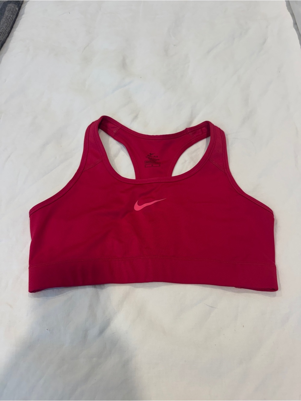 Nike Women's Fuchsia Racerback Sports Bra Size M